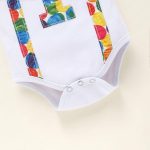 Baby Clothes 1st Birthday Outfits Short Long Sleeve Romper Pants Suspenders Strap Outfits Toddler Boy First Sets - Image 6